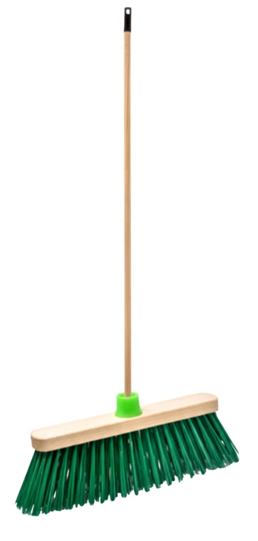 APEX GREEN BROOM  WITH HANDLE 120cm - Image 1