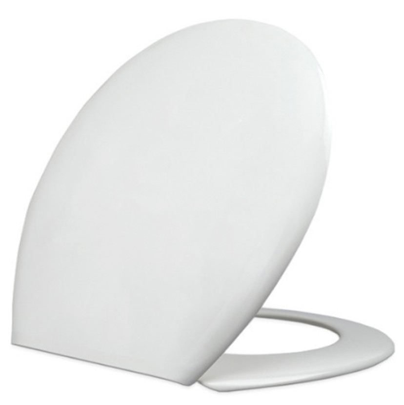 SANITARY WC SEAT SOFT OPEN/CLOSE UNIVERSAL 18”  44.5X35.2CM