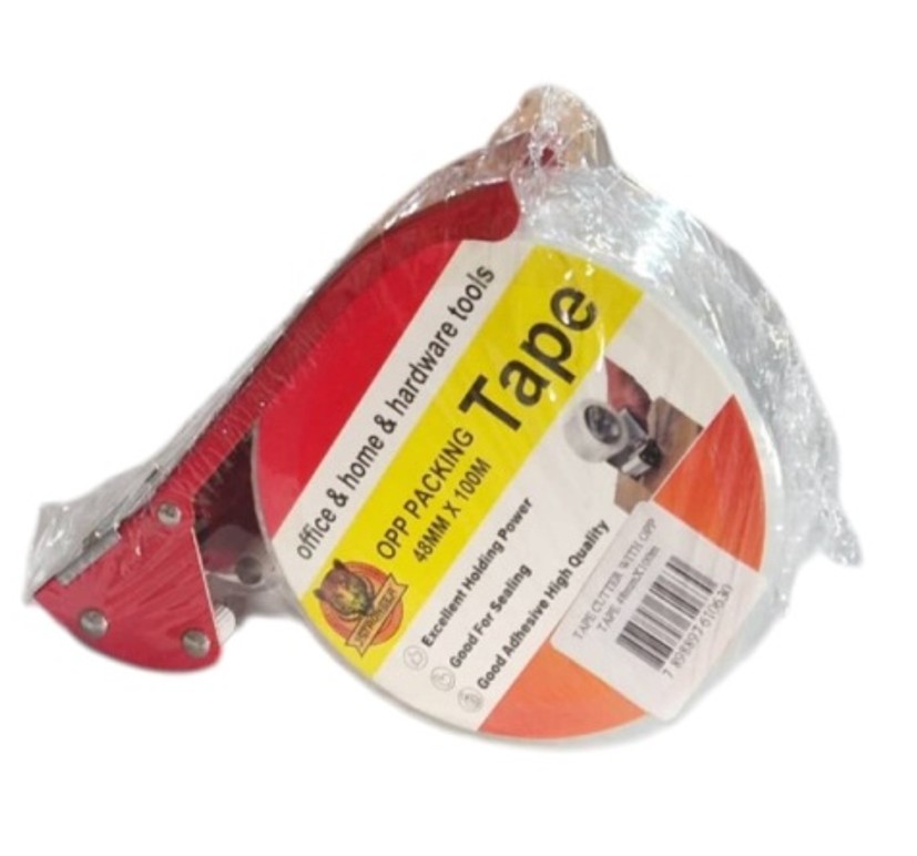 TAPE SEALING CUTTER WITH TAPE 100mX48mm