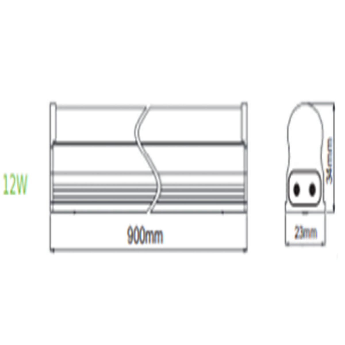ACA Lighting LED DAPO T5 12W 90CM 6000K - Image 3