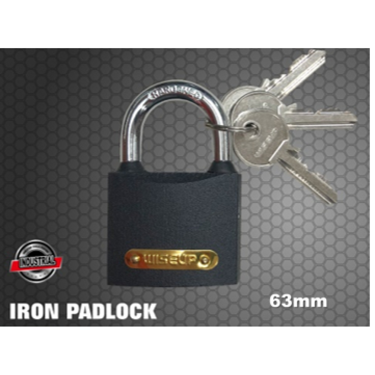 WISEUP IRON PADLOCK 63MM - Image 2