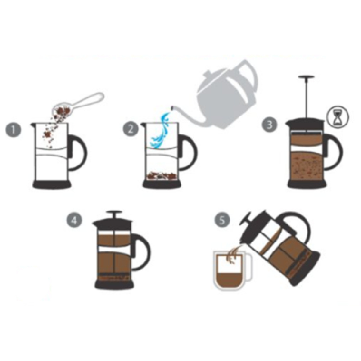 FRENCH PRESS COFFEE MAKER  600ml - Image 2