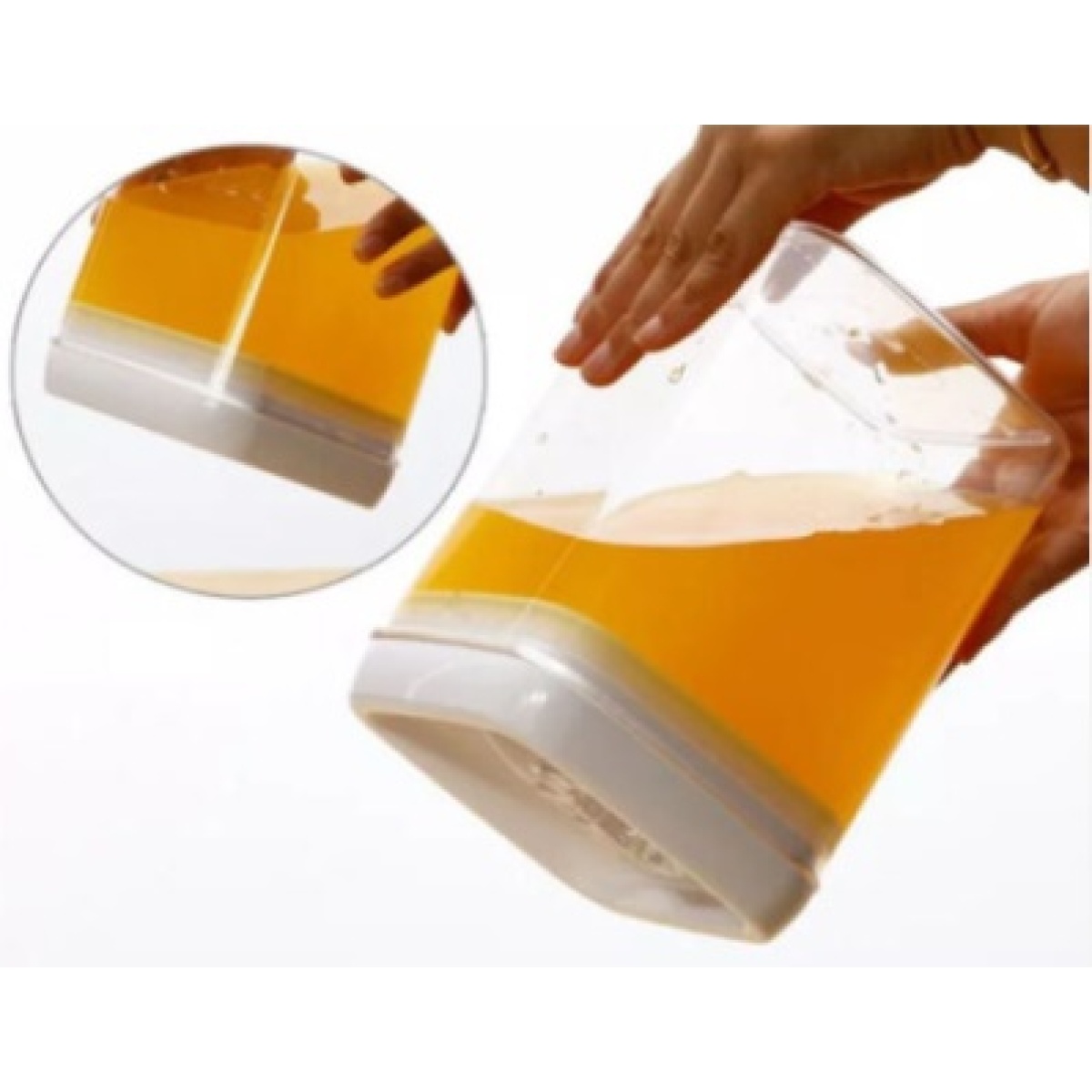 EASY LOCK SQUARE PLASTIC  800ml - Image 2