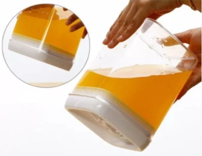 EASY LOCK SQUARE PLASTIC  800ml - Image 2