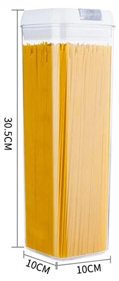 EASY LOCK SQUARE PLASTIC  1900ml