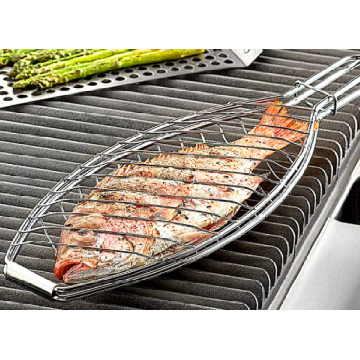 BBQ MASTER  FISH GRILL   15x34x64cm - Image 2