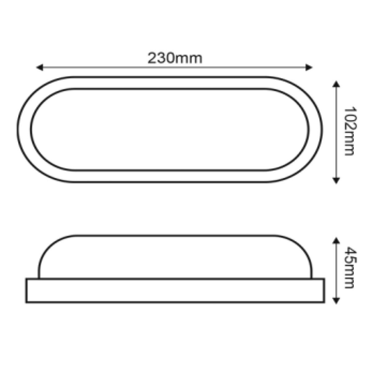 ACA Lighting LED DORA WALL IP65 20W 6000K - Image 2