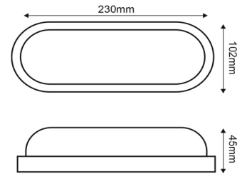 LED DORA WALL IP65 20W 6000K - Image 2