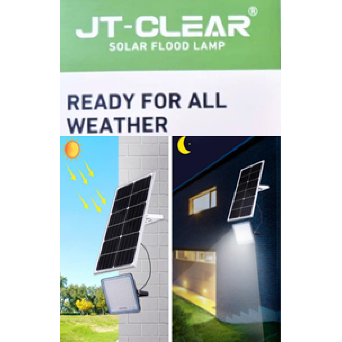 JT-CLEAR SOLAR FLOODLIGHT 200W - Image 2
