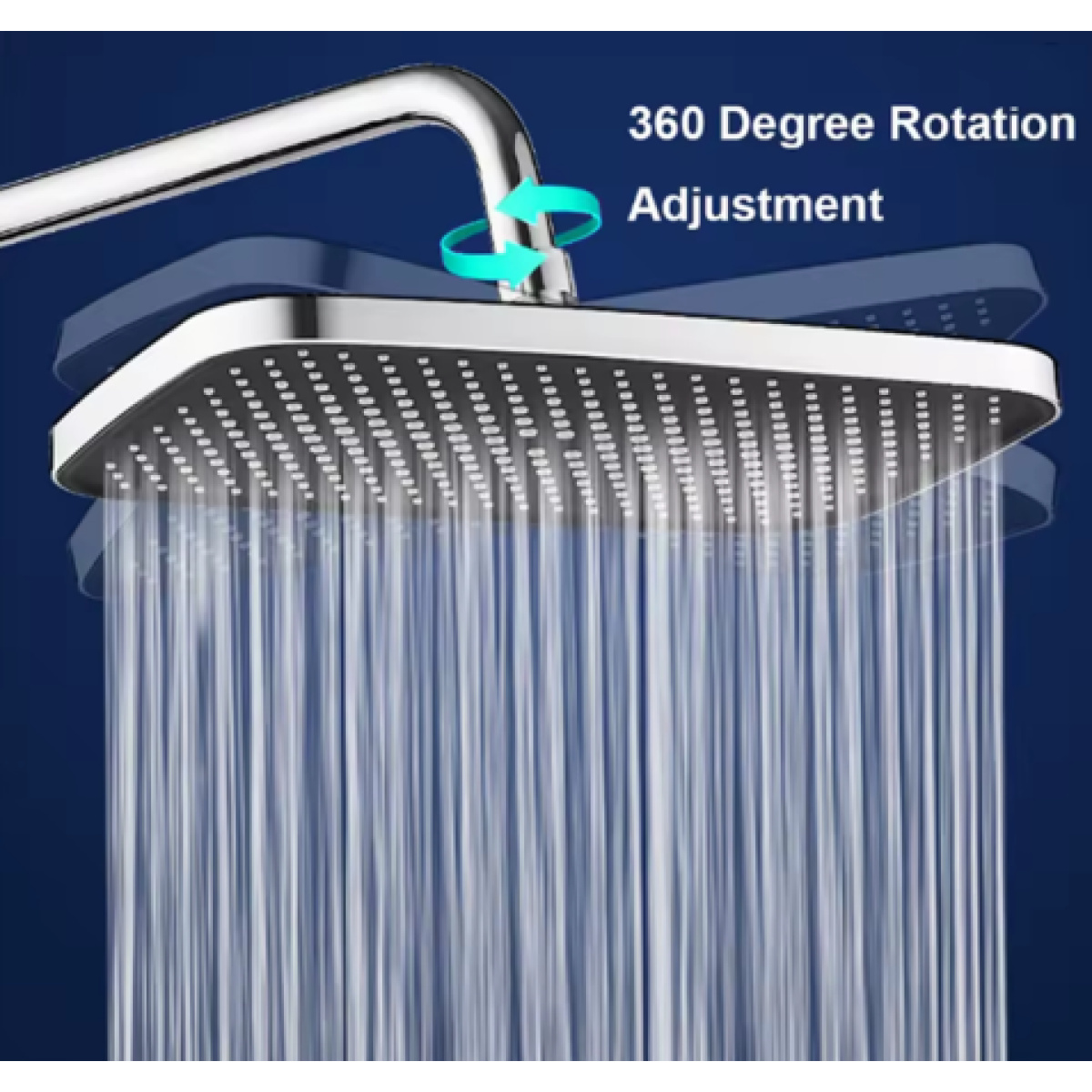 COSBRO SHOWER HEAD SQUARE 21X32CM - Image 2
