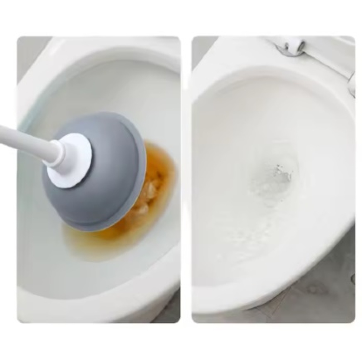 COSBRO PLASTIC HAND TOILET PLUNGER - Image 2