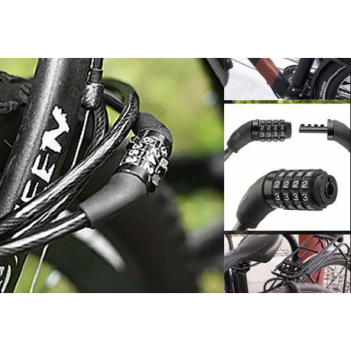 BIKE LOCK WITH NUMBER 12mmX80cm - Image 2