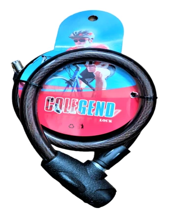 BIKE LOCK WITH KEY  18mmX80cm