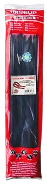 WISEUP BLACK CABLE TIE  3,6X200MM 100PCS