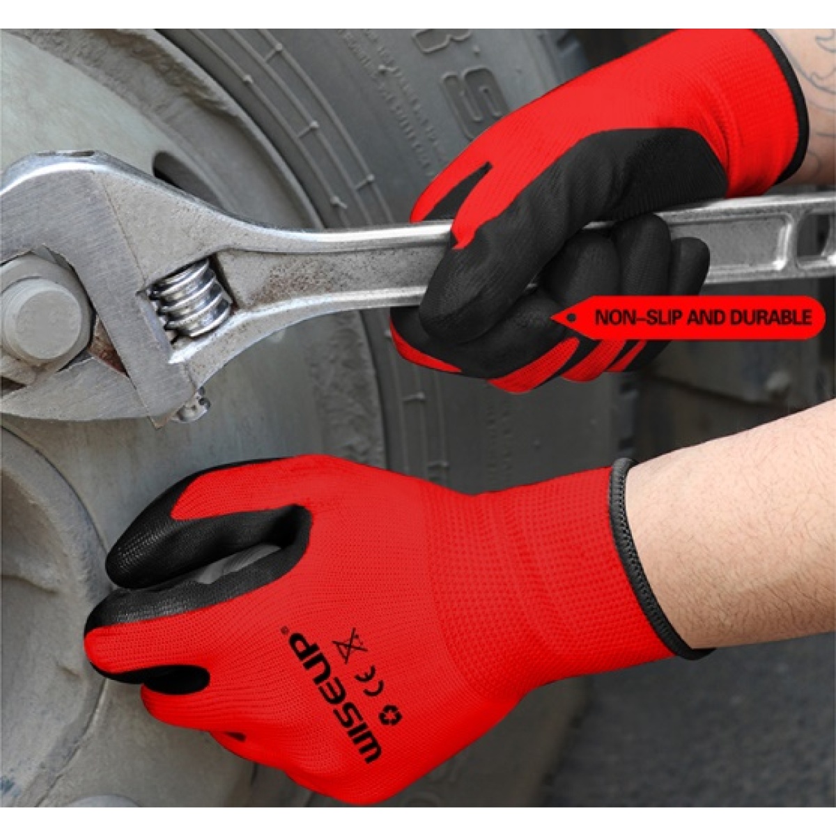 WISEUP ANTI-SLIP WORKING GLOVES 10