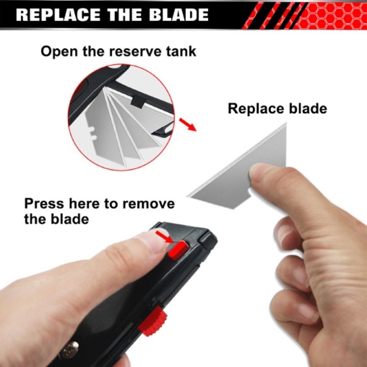 WISEUP UTILITY KNIFE 19MM - Image 2