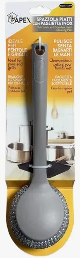 APEX DISH BRUSH WITH ST/STEEL