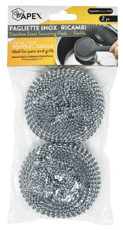 APEX BRUSH ST/STEEL REFILL 2PC