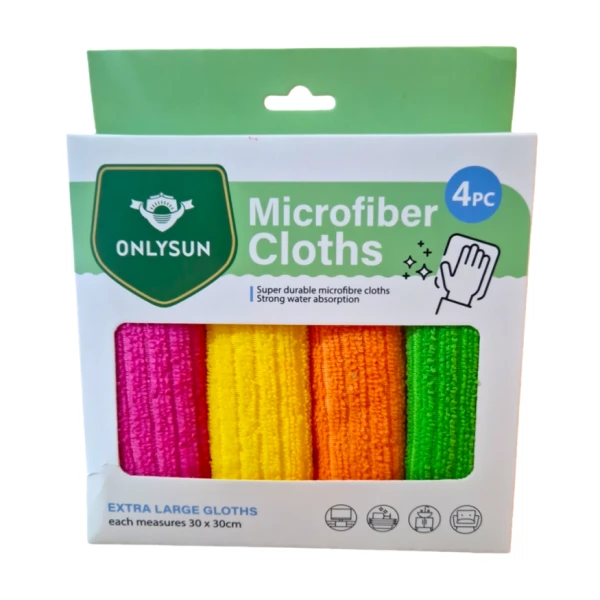 MICROFIBER CLOTHS  4pcs 30X30cm