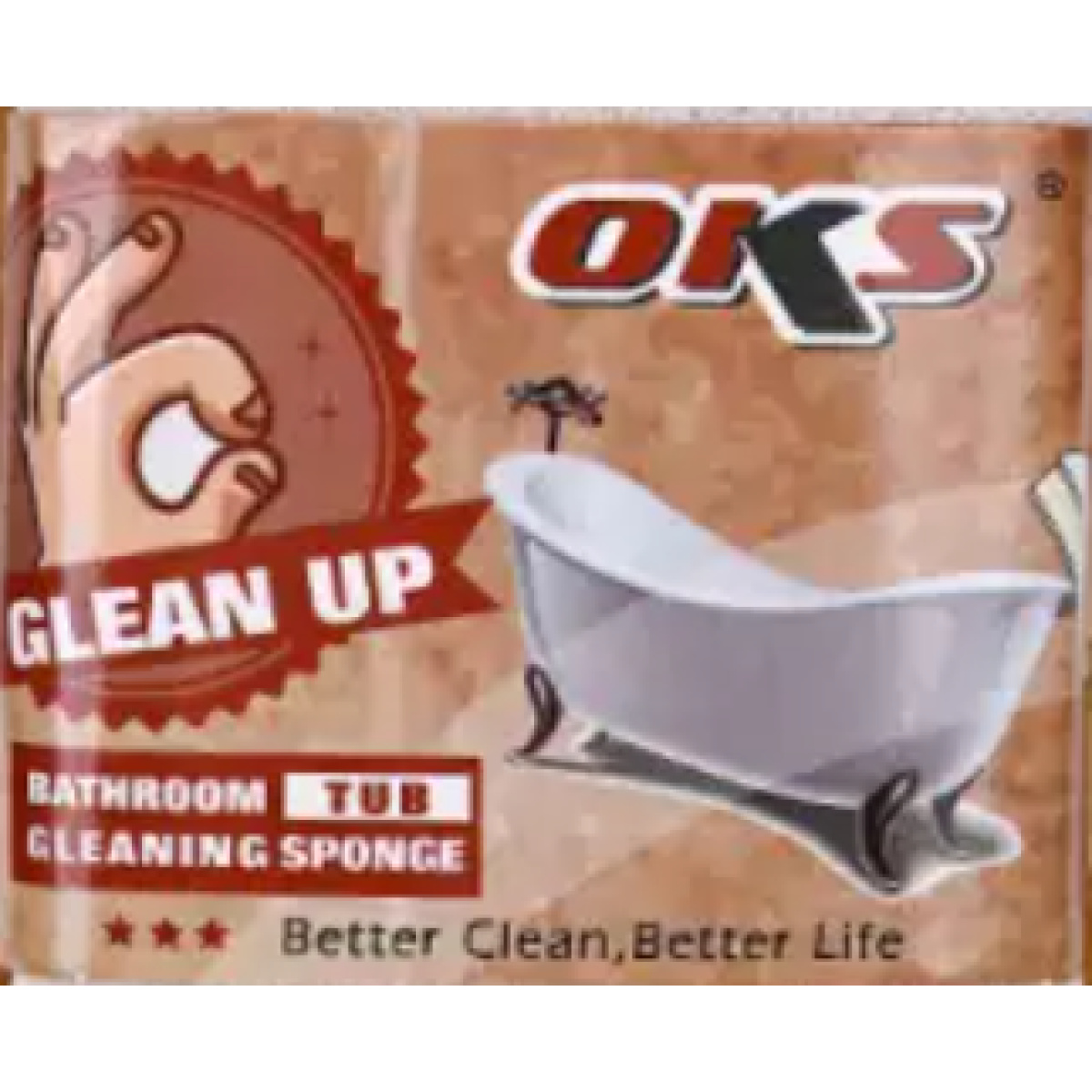 OKS BATH CLEANER  SPONGE SCOURE - Image 2