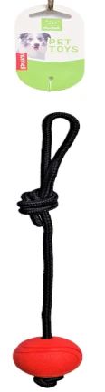NUNBELL PET RUBBER  BALL+ROPE - Image 1