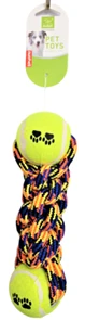 NUNBELL PET ROPE + 2 BALLS