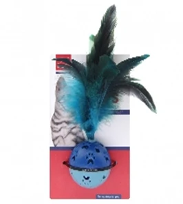 NUNBELL PET CAT TOY  FEATHER
