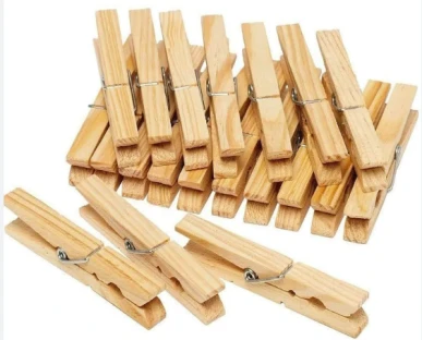 WOODEN CLOTHES PEGS 24pcs - Image 2