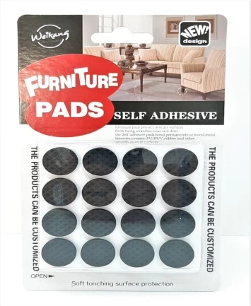 FURN PADS ADHESIVE  ROUND  32pcs
