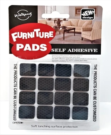 FURN PADS ADHESIVE  SQUARE  32pcs - Image 1