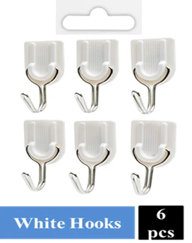 WHITE & S/S HOOKS 1.5kg    6pcs