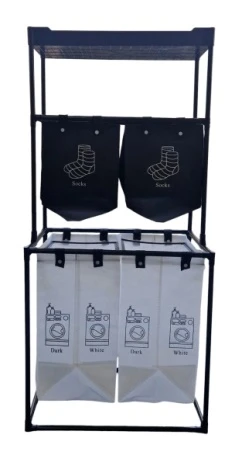 FOLDING DIRTY CLOTHES BASKET 123*44*57CM