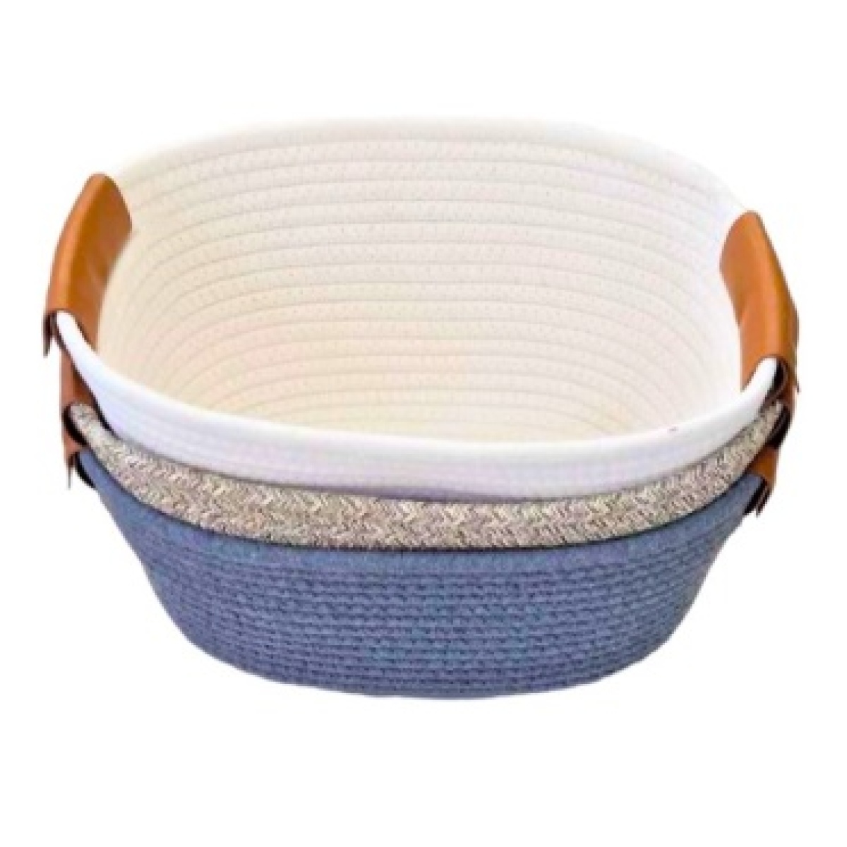 FABRIC BASKET L  25X17X14CM - Image 2
