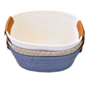 FABRIC BASKET L  25X17X14CM - Image 2