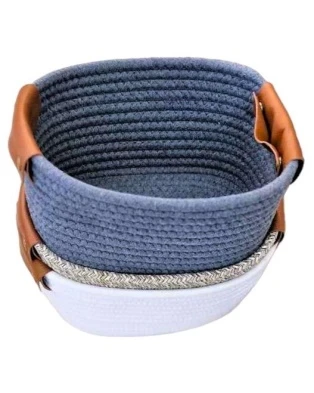 FABRIC BASKET SM  21X14X11CM - Image 2