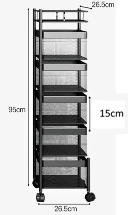 IRON STAND RUCK SQUARE 1X5   95cm