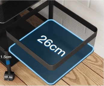 IRON STAND RUCK SQUARE 1X5   95cm - Image 3