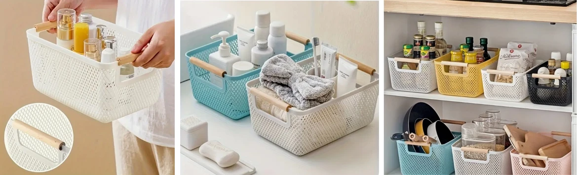 COSBRO PLASTIC STORAGE BASKET - Image 2