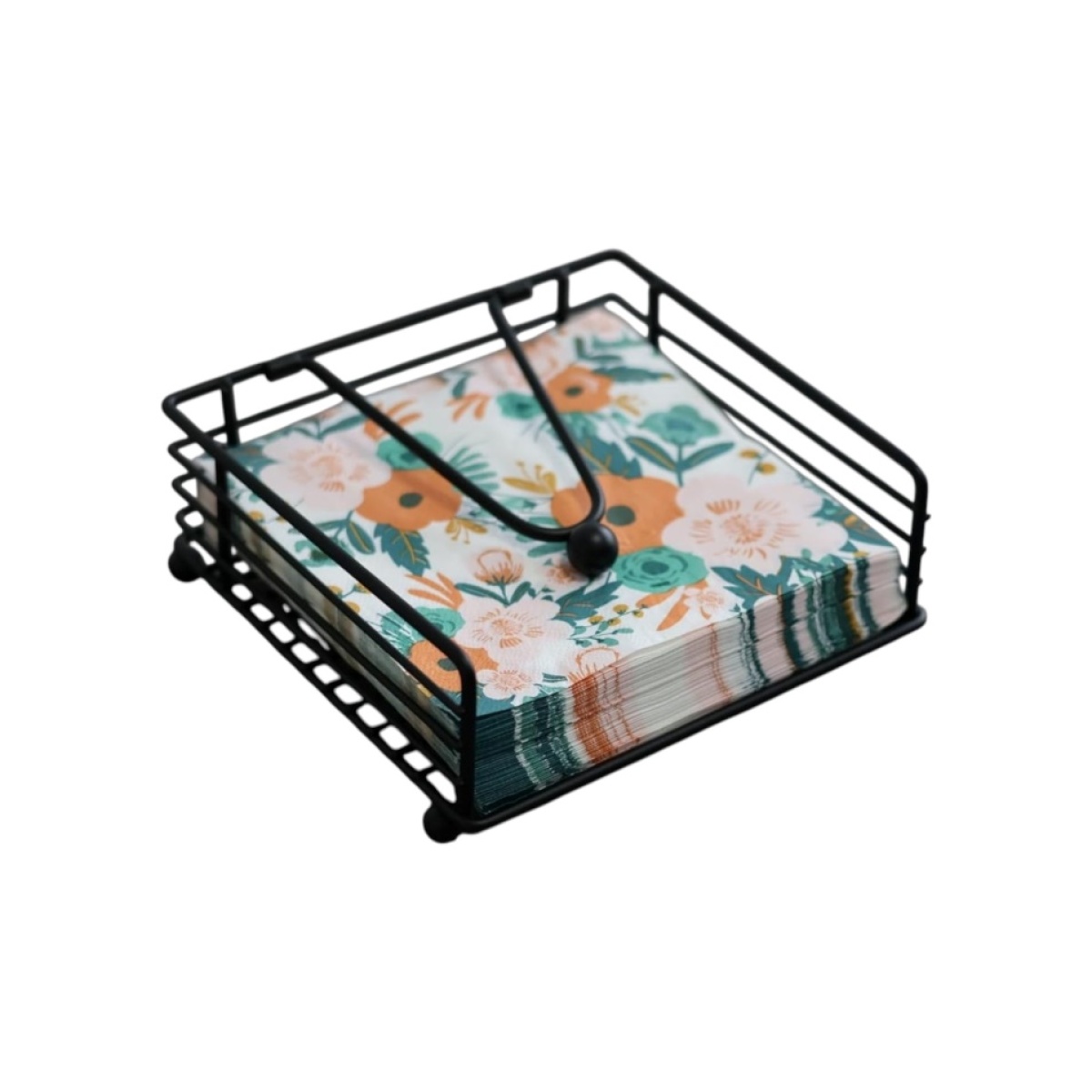 COSBRO BLACK METAL TISSUE RACK - Image 2