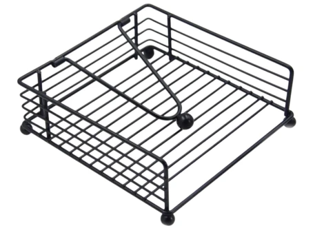 BLACK METAL TISSUE RACK - Image 1