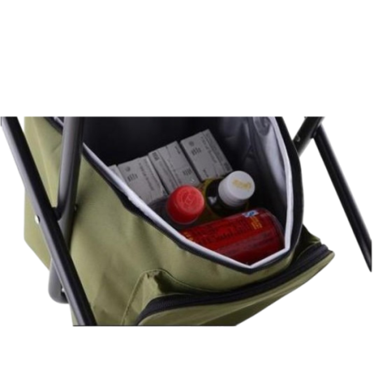 METAL OUTDOOR ARMY CHAIR 35cmX28cmX58cm - Image 3