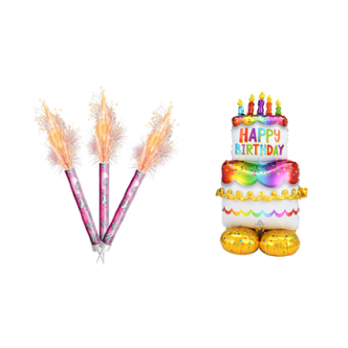 PARTY FOUNTAIN 45sec. 4PCS - Image 2