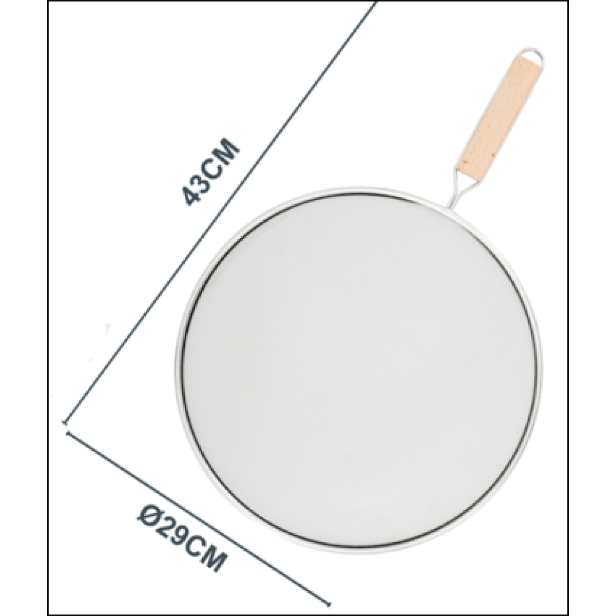 EOTIA SPATTER SHIELD INOX 29CM - Image 2