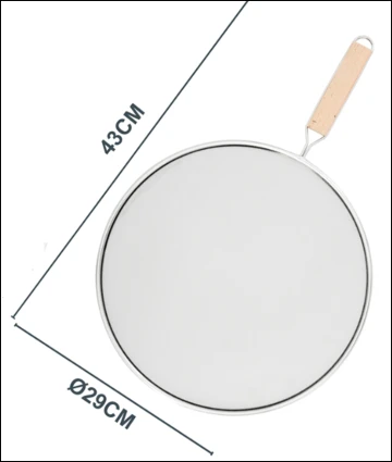 EOTIA SPATTER SHIELD INOX 29CM - Image 2
