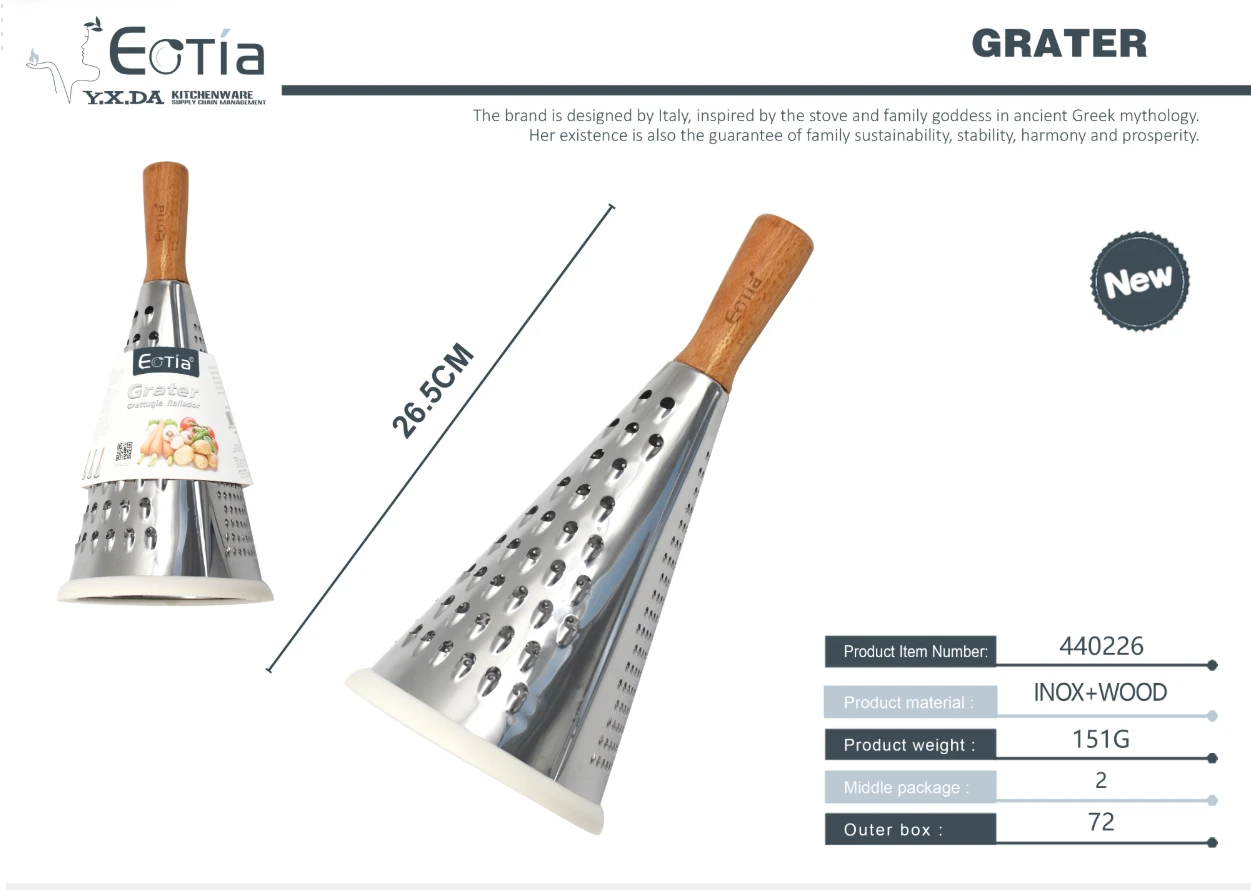 EOTIA INOX ROUND GRATER 26,5CM - Image 2