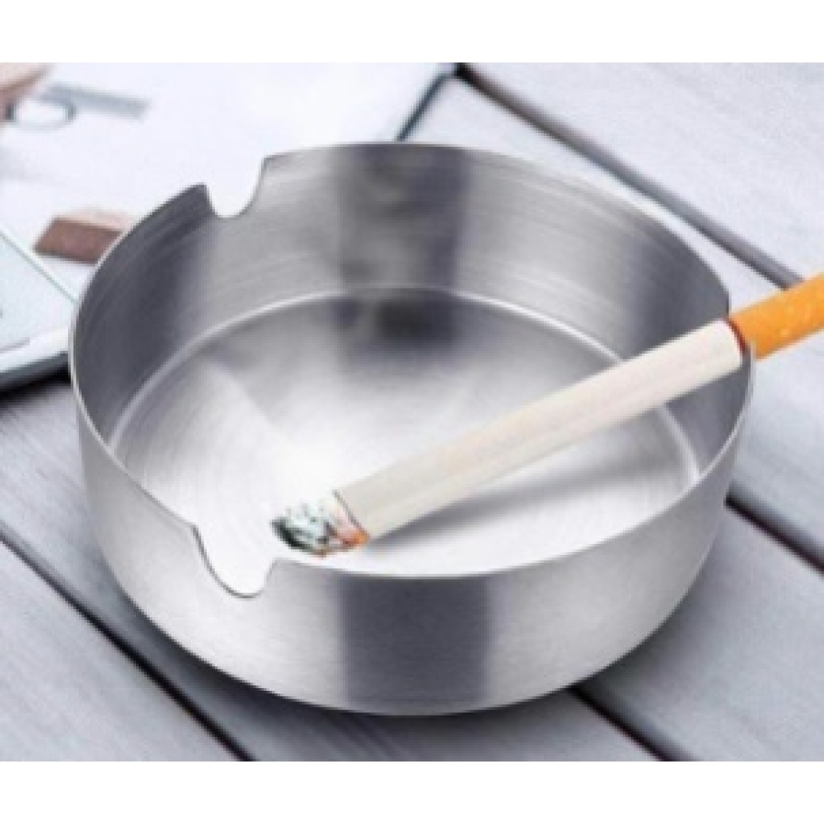 COSBRO STEEL ASHTRAY 10cm - Image 2