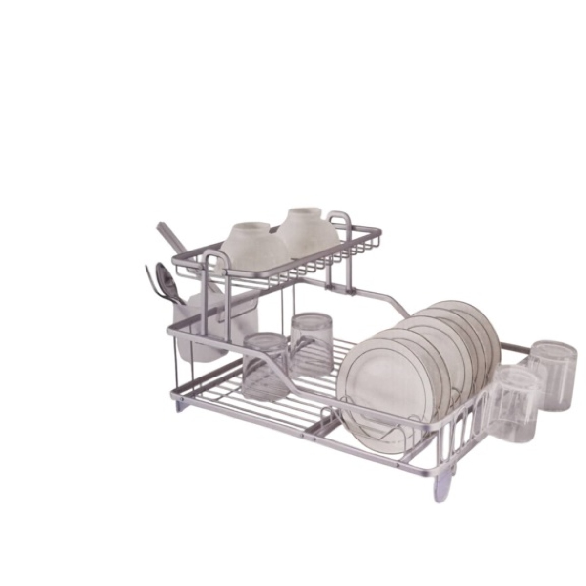 ALUMIN.DISHR.2LAYER 55X35X28CM - Image 2