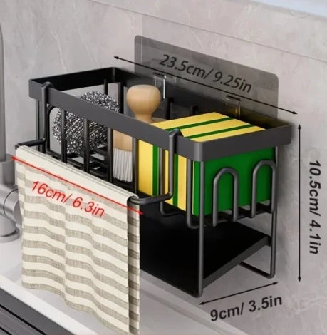 METAL SOAP RACK 23.5X10.5X9CM - Image 2